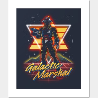 Retro Galactic Marshal Posters and Art